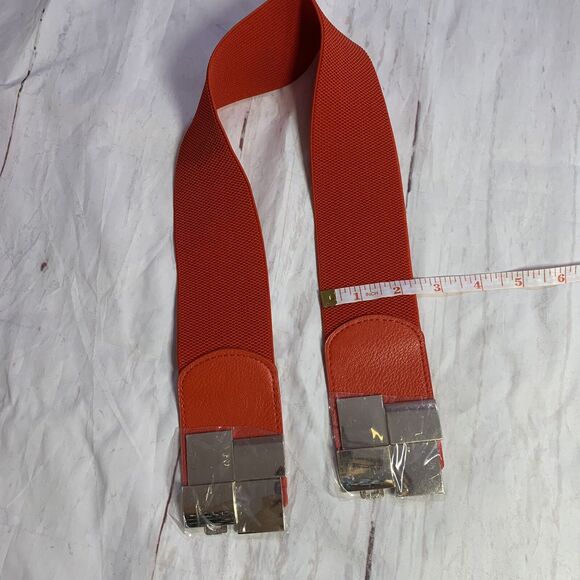 AK Anne Klein Dress Polka Dot A-line Fit-and-Flare Black 8 M Elastic Belt zipper - Picture 5 of 16